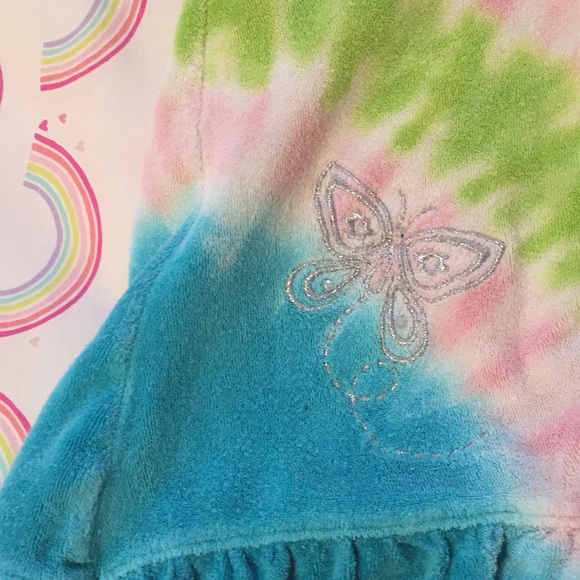 Aqua Doodles Terry Cover Up Top - Picture 2 of 4